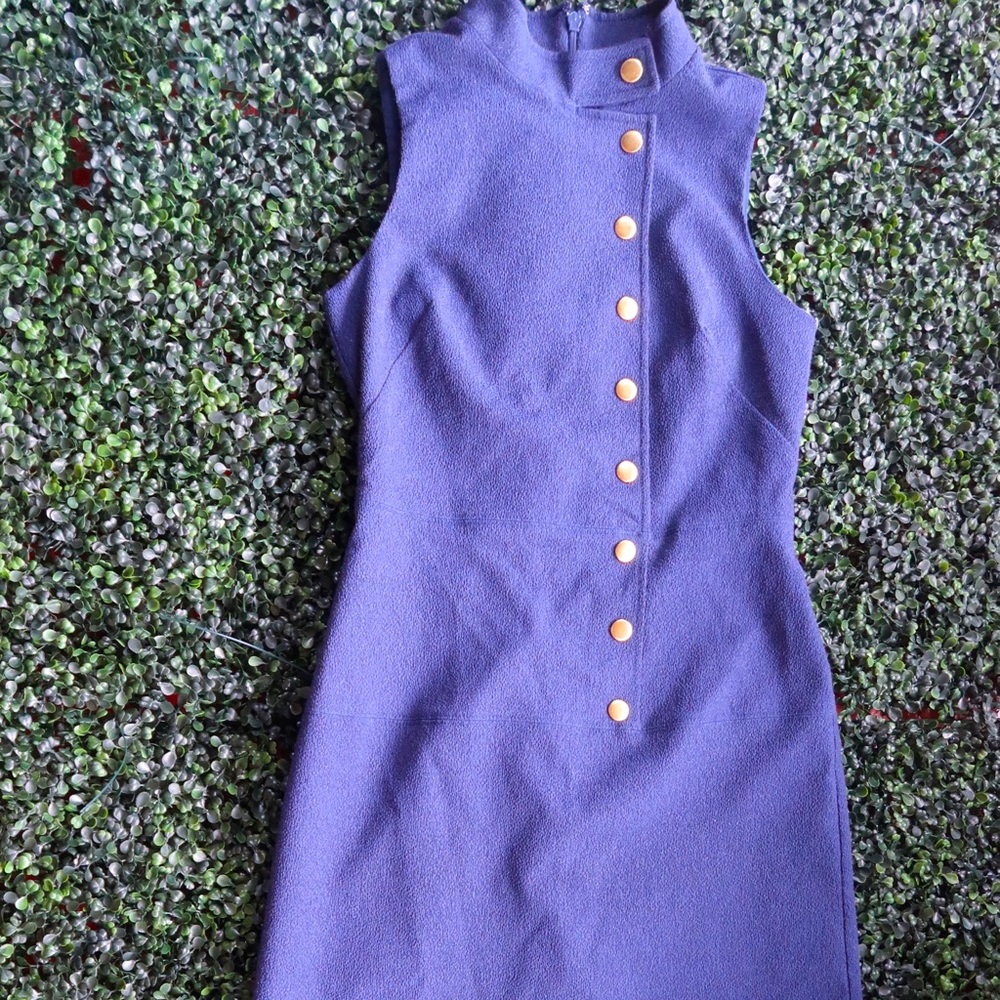Eva Mendez Navy Blue Dress (XS)